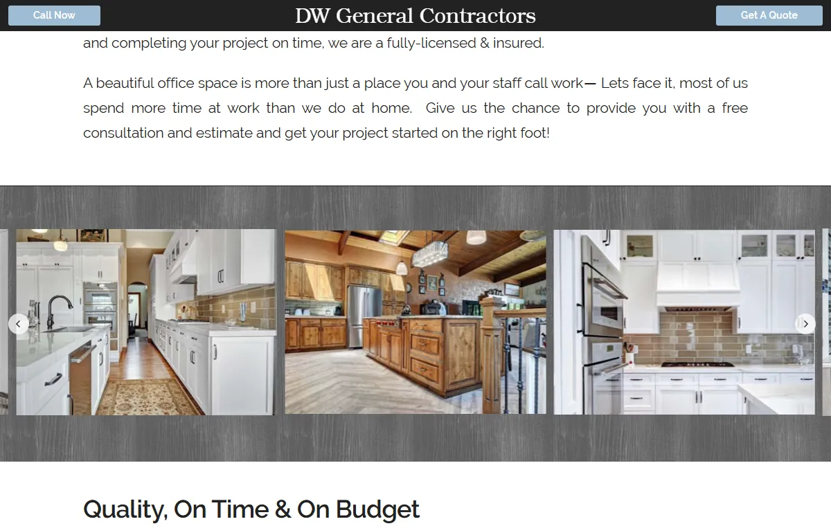 DW General Contractors, view 2